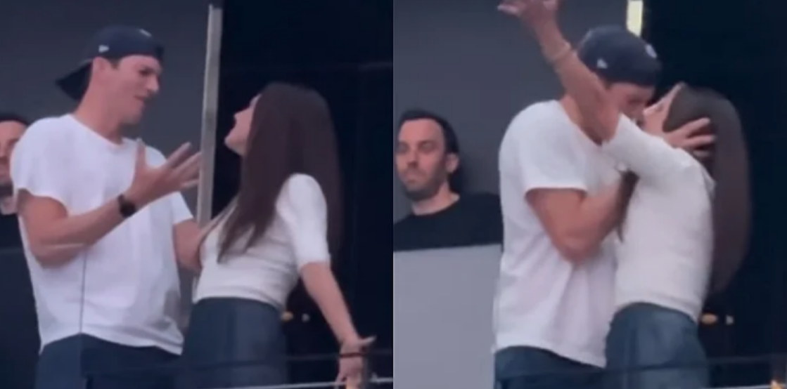 Ashton Kutcher con Mila Kunis roban cámara con su romance en Concierto de Back Street Boys en Las vEGAS
